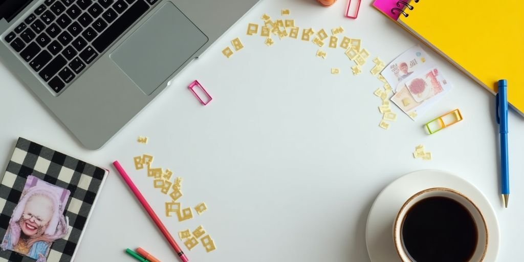 Espaço de trabalho com laptop e ferramentas digitais.
